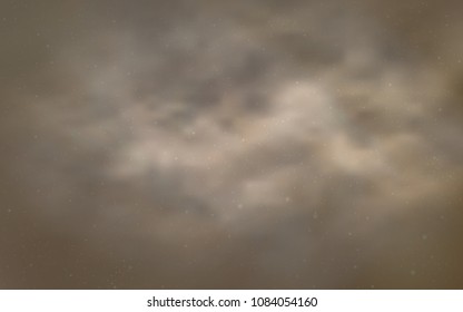 Light Yellow vector texture with milky way stars. Modern abstract illustration with Big Dipper stars. Pattern for astronomy websites.