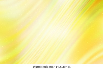 Light Yellow vector texture with milky way stars. Shining illustration with sky stars on abstract template. Smart design for your business advert.