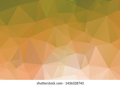 Light Yellow vector triangle mosaic template