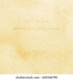 Light Yellow Watercolor Background