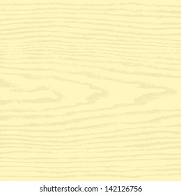 Light yellow wood texture background. Empty natural pattern swatch template. Realistic plank with annual years circles. Backdrop size square format. Vector illustration design elements 8 eps