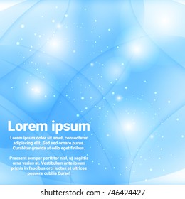 Light-blue abstract background with place for text. Vector illustration