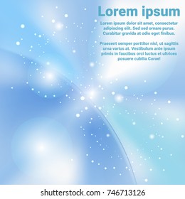 Light-blue abstract background with place for text. Vector illustration