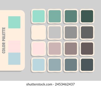 lightblue whitesmoke mistyrose lightblue color palette, colour matching, rgb colors, harmonious colours catalog sample, design and edit idea