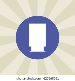 lightbox sign icon. sign design. background