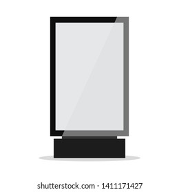Lightbox or vertical billboard and light box signage