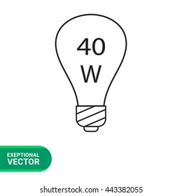 Lightbulb of 40W