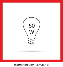 Lightbulb of 60W