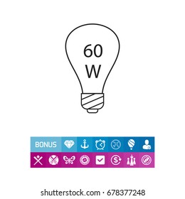Lightbulb of 60W