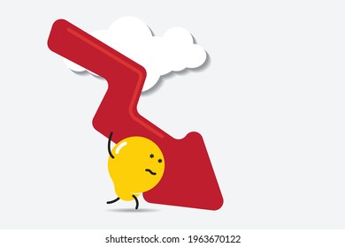 Lightbulb character business concept.  Light bulb character doodle.