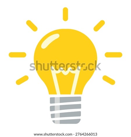 lightbulb creative idea cartoon illustration