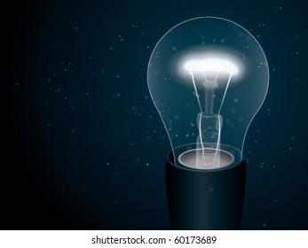 Lightbulb in the darkness
