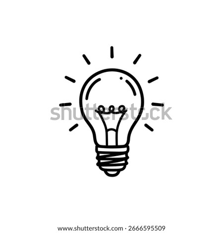 Lightbulb emerging from brain symbolizing realization and bright ideas