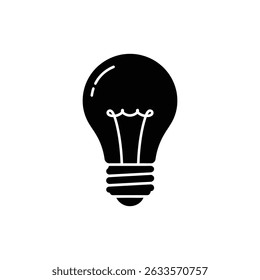 Lightbulb Flying Upward Representing Idea Growth and Innovation