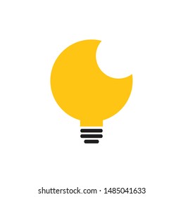 Lightbulb graphic design template vector isolated illustration