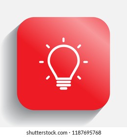 lightbulb icon 10 EPS