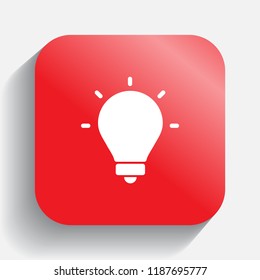 lightbulb icon 10 EPS