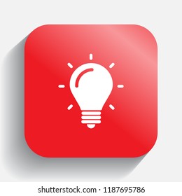 lightbulb icon 10 EPS
