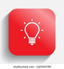 lightbulb icon 10 EPS