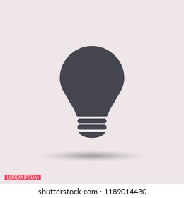 lightbulb icon 10 EPS