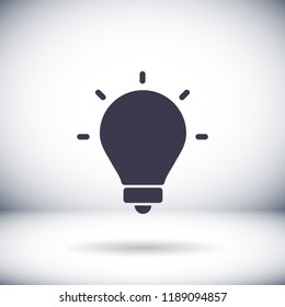 lightbulb icon 10 EPS