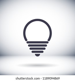 lightbulb icon 10 EPS
