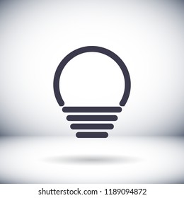 lightbulb icon 10 EPS