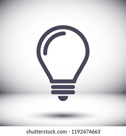 lightbulb icon 10 EPS