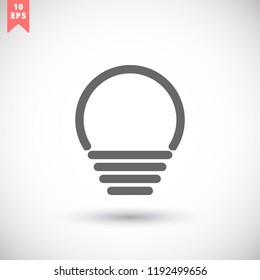 lightbulb icon 10 EPS
