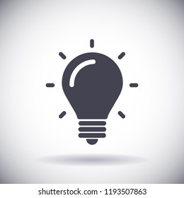 lightbulb icon 10 EPS