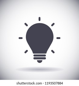 lightbulb icon 10 EPS