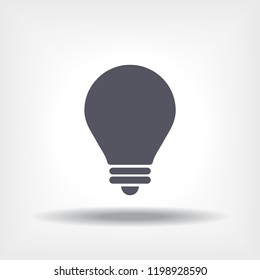 lightbulb icon 10 EPS
