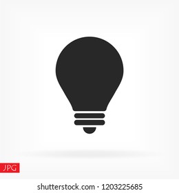 lightbulb icon 10 EPS