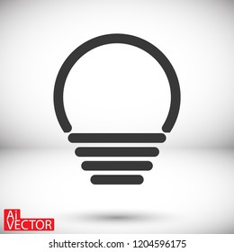 lightbulb icon 10 EPS