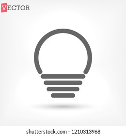 lightbulb icon 10 EPS