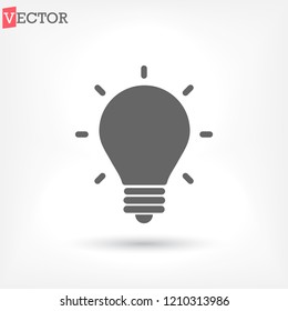 lightbulb icon 10 EPS