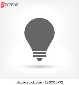 lightbulb icon 10 EPS