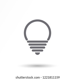 lightbulb icon 10 EPS