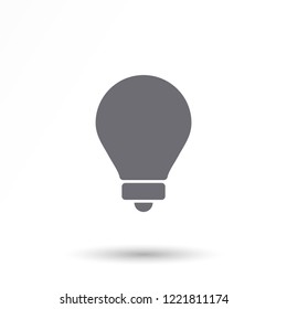 lightbulb icon 10 EPS