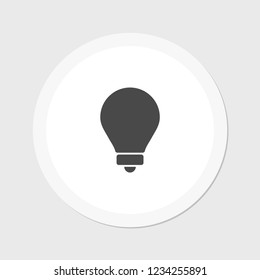 lightbulb icon 10 EPS