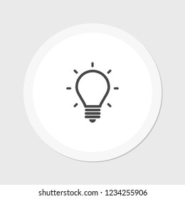 lightbulb icon 10 EPS