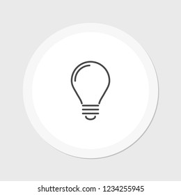 lightbulb icon 10 EPS