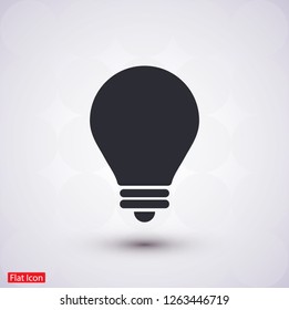 lightbulb icon 10 EPS