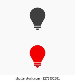lightbulb icon 10 EPS