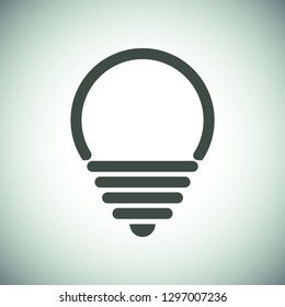 lightbulb icon 10 EPS