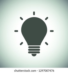 lightbulb icon 10 EPS