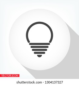 lightbulb icon 10 EPS