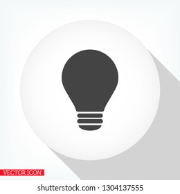 lightbulb icon 10 EPS