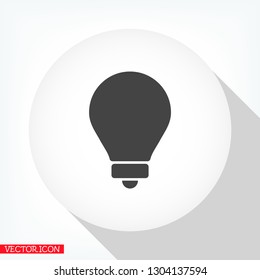 lightbulb icon 10 EPS