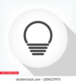 lightbulb icon 10 EPS